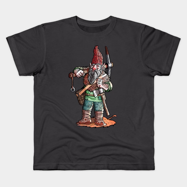 Gnomey Kids T-Shirt by Mark Arandjus